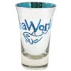 SeaWorld - Tall Shot Glass - Metallic - Blue Orca
