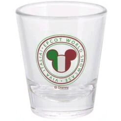 Disney Shot Glass - Epcot World Showcase - Italy Flag Mickey Icon