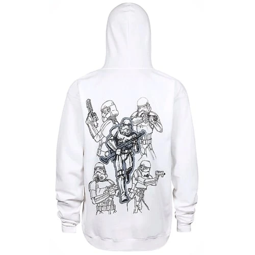 Disney ADULT Hoodie - Star Wars Stormtrooper Zip Up Jacket - Image 2