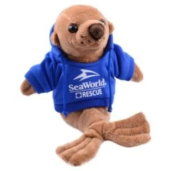 SeaWorld Plush - Sea World Rescue Sea Lion With Hoodie 8''