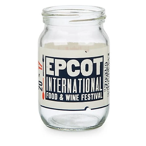 Disney Mini Glass Jar - 2017 Epcot Food And Wine Festival - Image 2