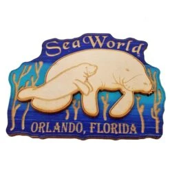 SeaWorld Magnet - SeaWorld Orlando Manatee Mom And Baby