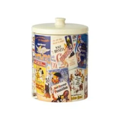 Enesco Disney Cookie Jar - Ceramic Disney Collage Jar