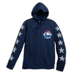 Disney Adult Hoodie - Mickey Mouse Americana Zip Hoodie