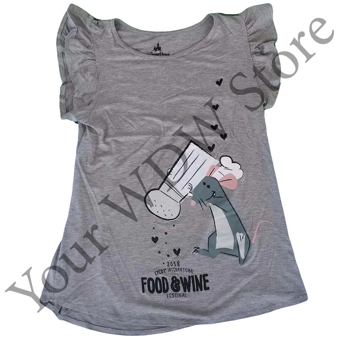 Disney Ladies Shirt - 2018 Epcot Food And Wine Festival Remy Ruffles