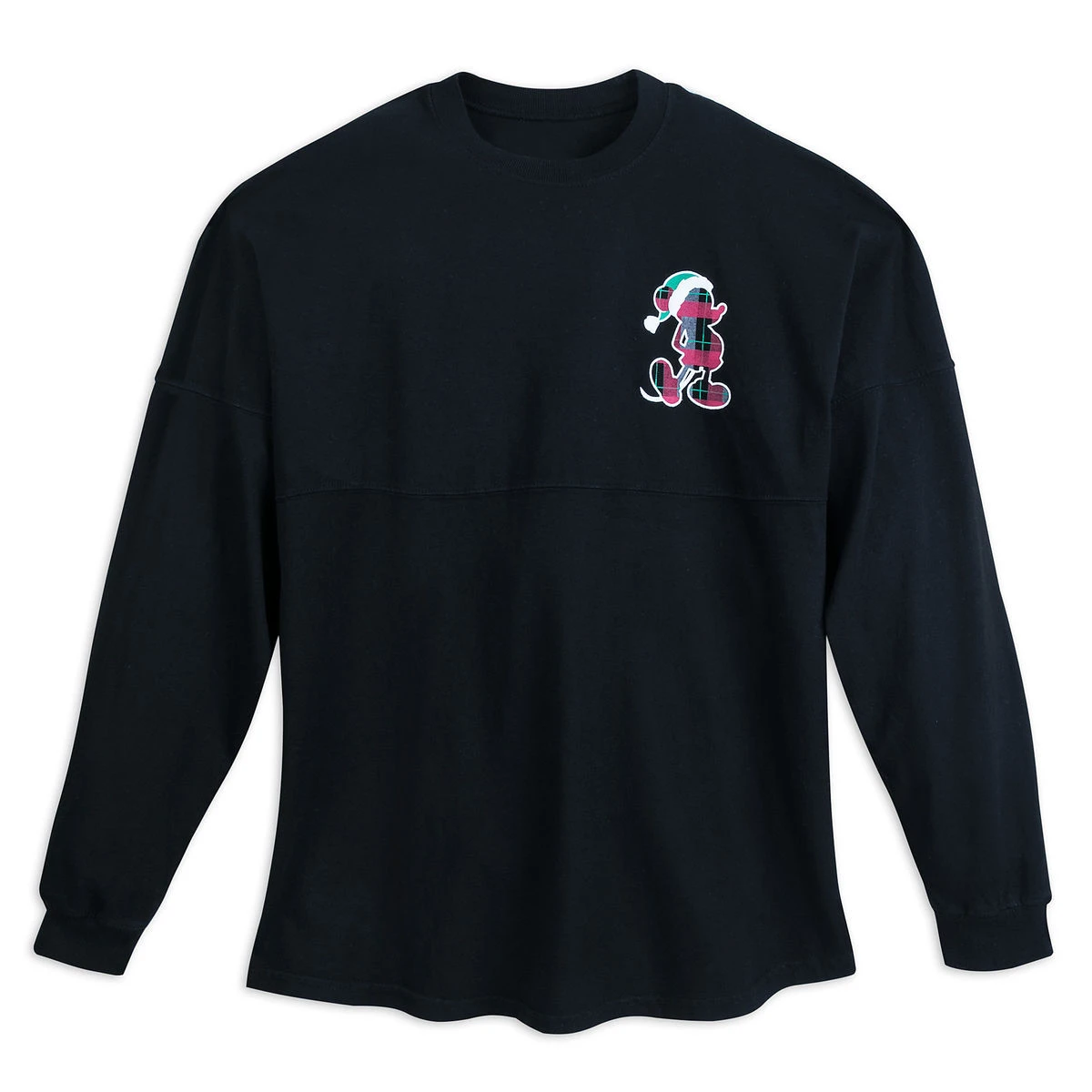 Disney Adult Shirt - Walt Disney World Spirit Jersey - Holiday 2018 Plaid Mickey - Black