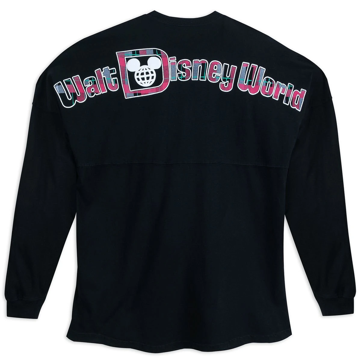 Disney Adult Shirt - Walt Disney World Spirit Jersey - Holiday 2018 Plaid Mickey - Black - Image 2