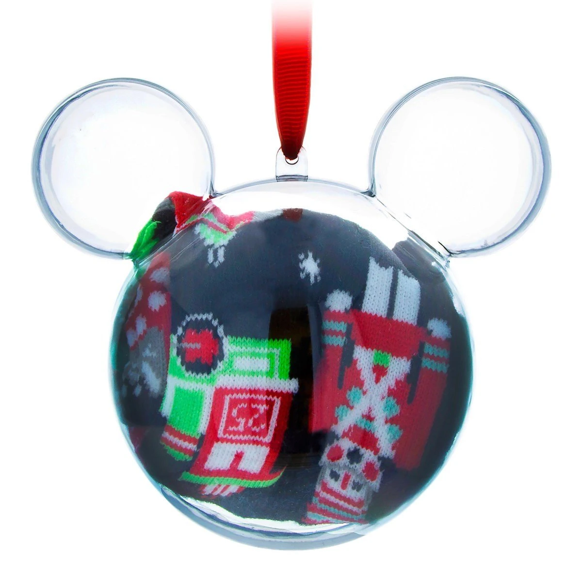 Disney Adult Socks - Holiday 2018 Ornament - Green / Black - Image 4
