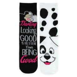 Disney Adult Socks- 101 Dalmations