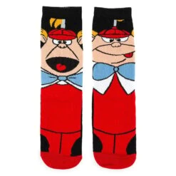 Disney Adult Socks - Tweedle Dee And Tweedle Dum