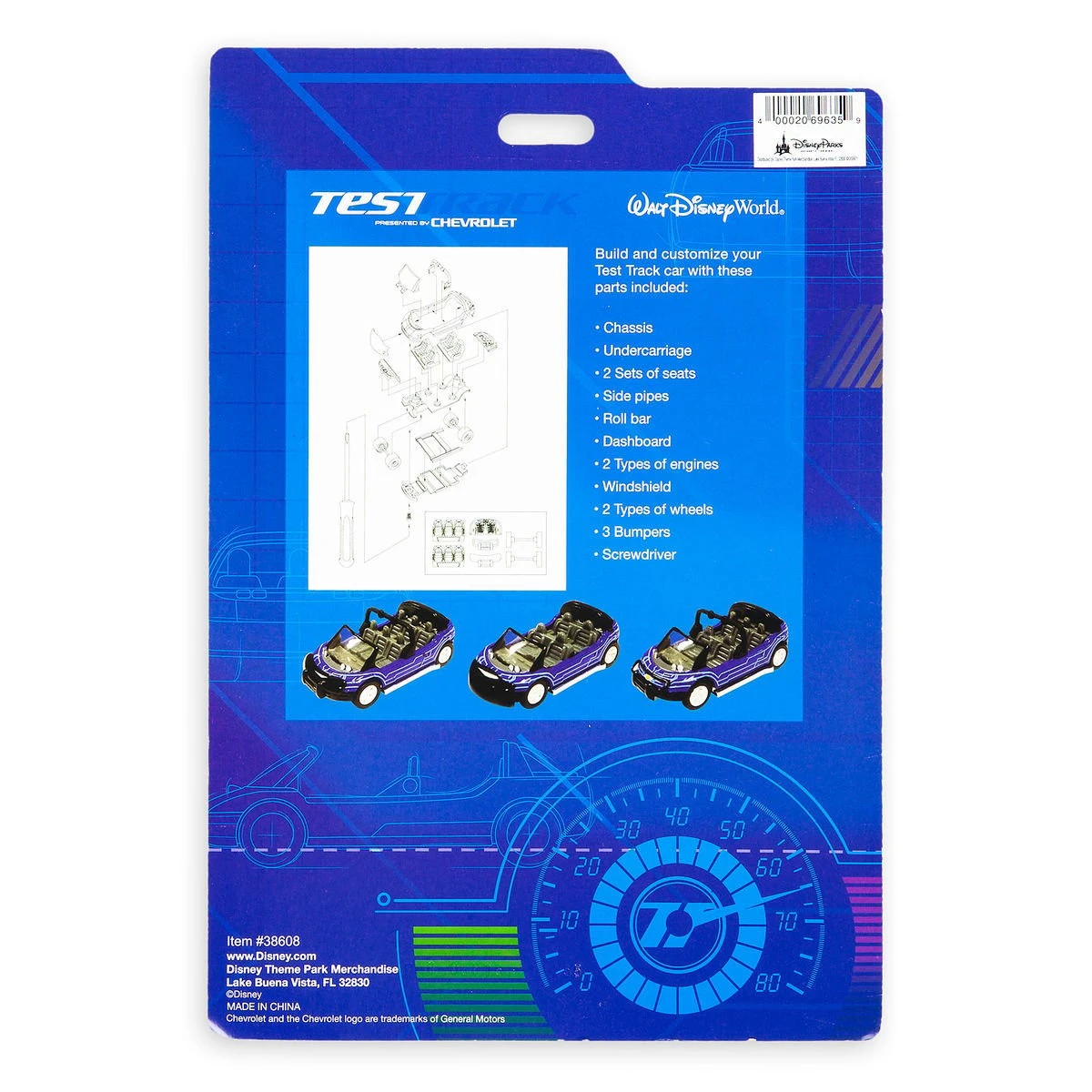 Disney Parks Toy - Test Track Car Mechanic Set - Image 4