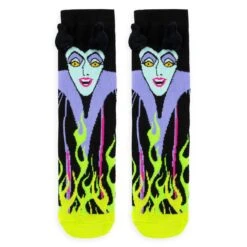 Disney Parks Socks With Character - Adult - Maleficent The Dragon Queen