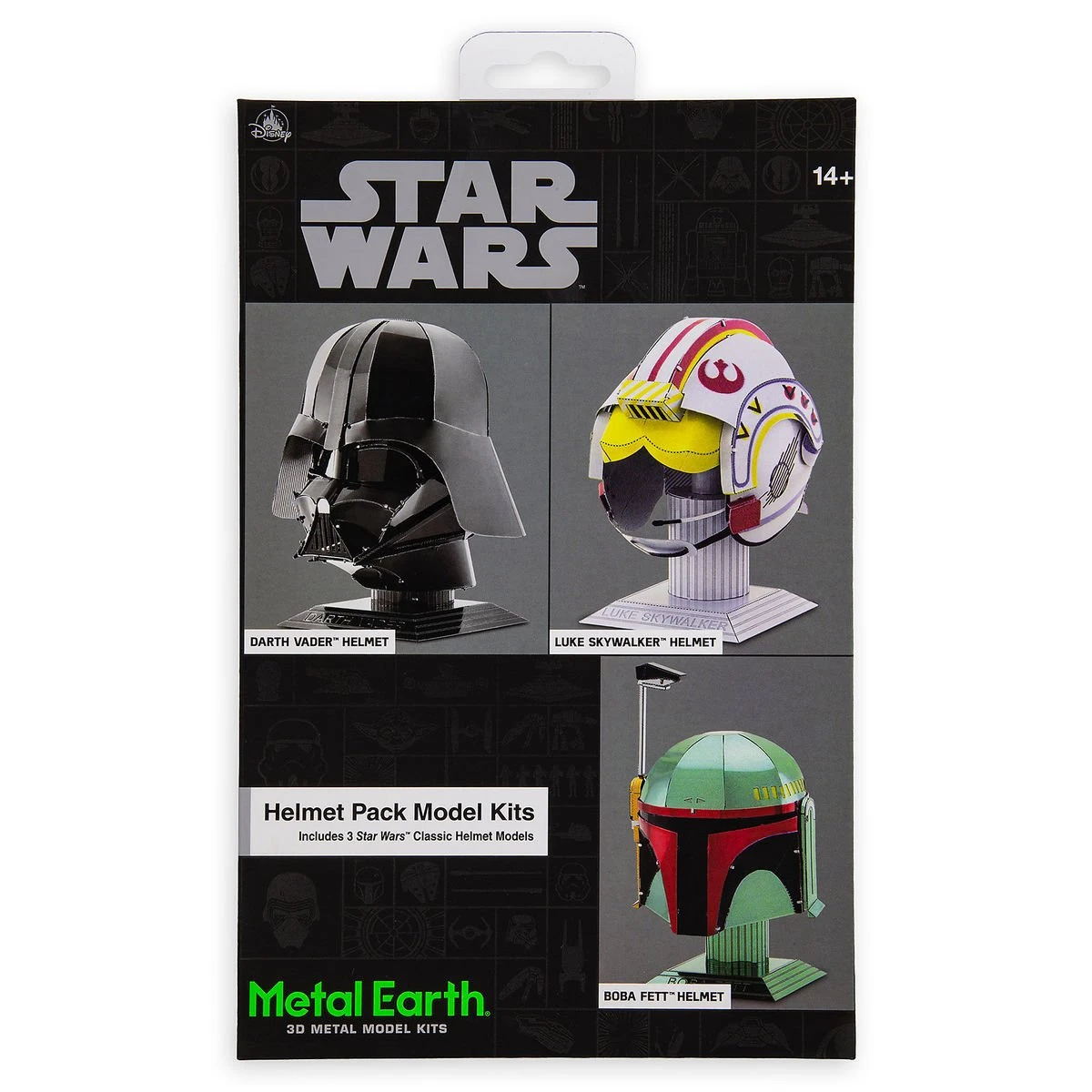 Disney 3D Model Kit - Metal Earth - Star Wars Helmet Pack - Darth Vader - Image 2