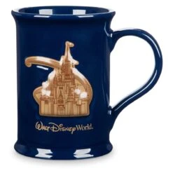 Disney Coffee Mug - Cinderella Castle Medallion - Blue