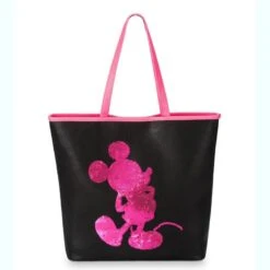 Disney Parks Loungefly Tote Bag - Mickey Mouse - Reversible Sequin - Imagination Pink