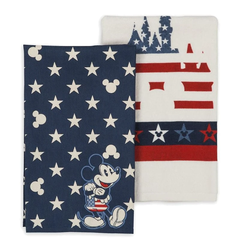 Disney Kitchen Towel Set - Americana Collection - Mickey Mouse
