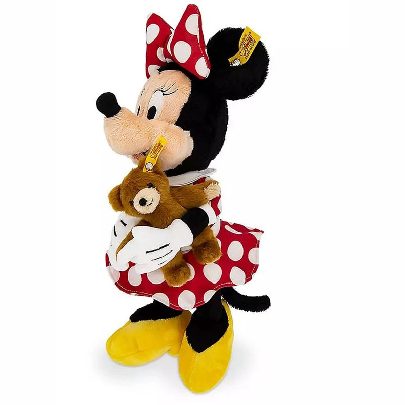 Disney Plush - Minnie Mouse W/ Teddy Bear By Steiff - 12'' - Image 2