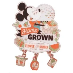 Disney Magnet - Mickey Mouse - Epcot Flower & Garden Festival 2020