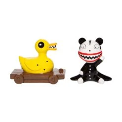 Enesco Disney Salt And Pepper Shaker Set - Scary Teddy And Killer Duck