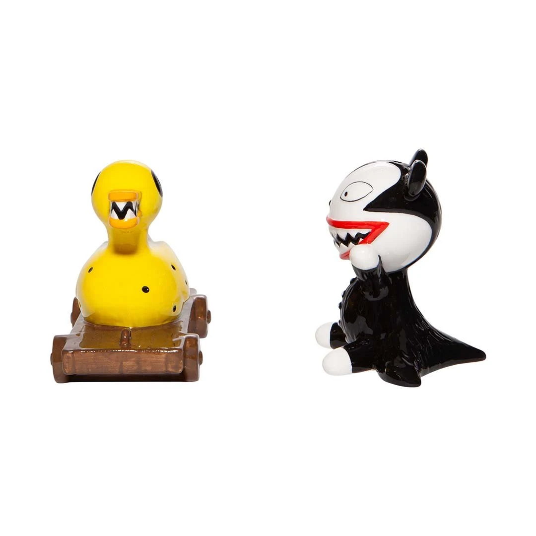 Enesco Disney Salt And Pepper Shaker Set - Scary Teddy And Killer Duck - Image 2