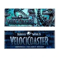 Universal Studios Magnet Set - Jurassic World - VelociCoaster