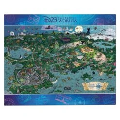 Disney Fan Club Puzzle - D23 Fantastic Worlds - 1000 Pieces