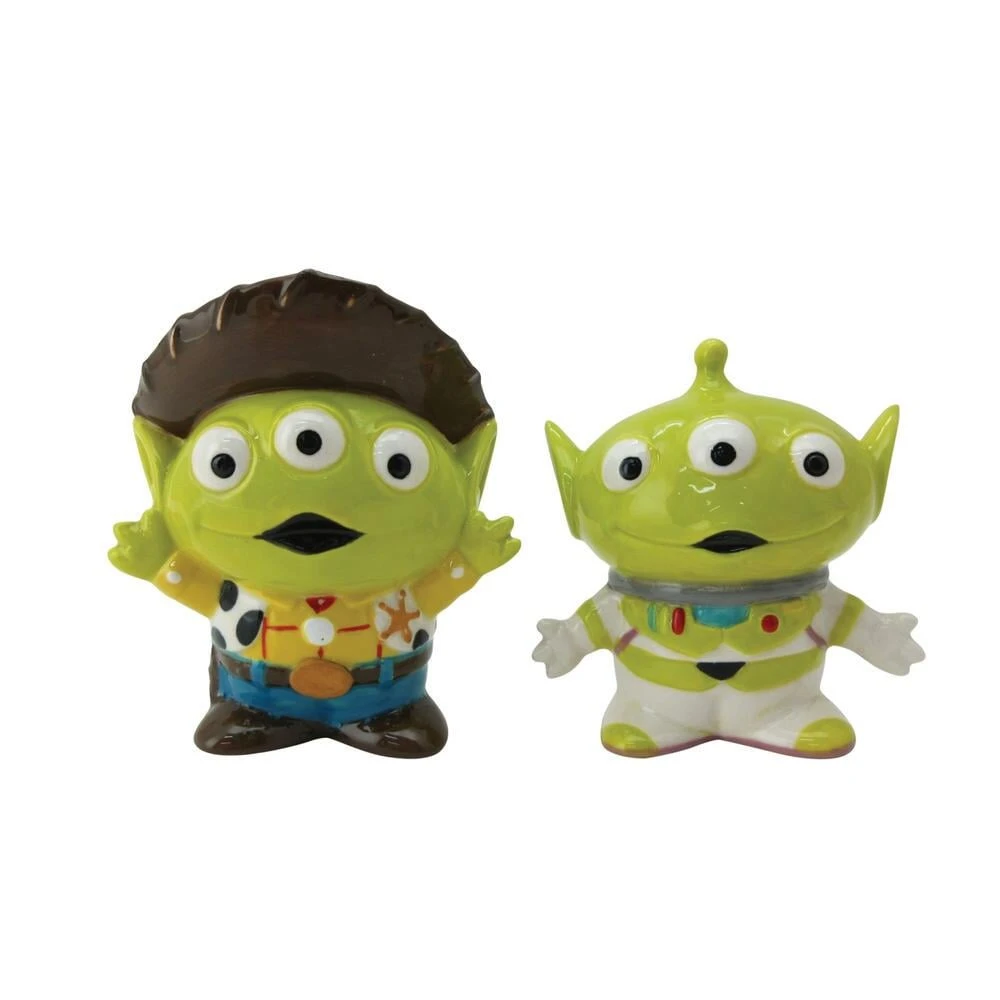 Enesco Disney Salt And Pepper Shaker Set - Toy Story Aliens