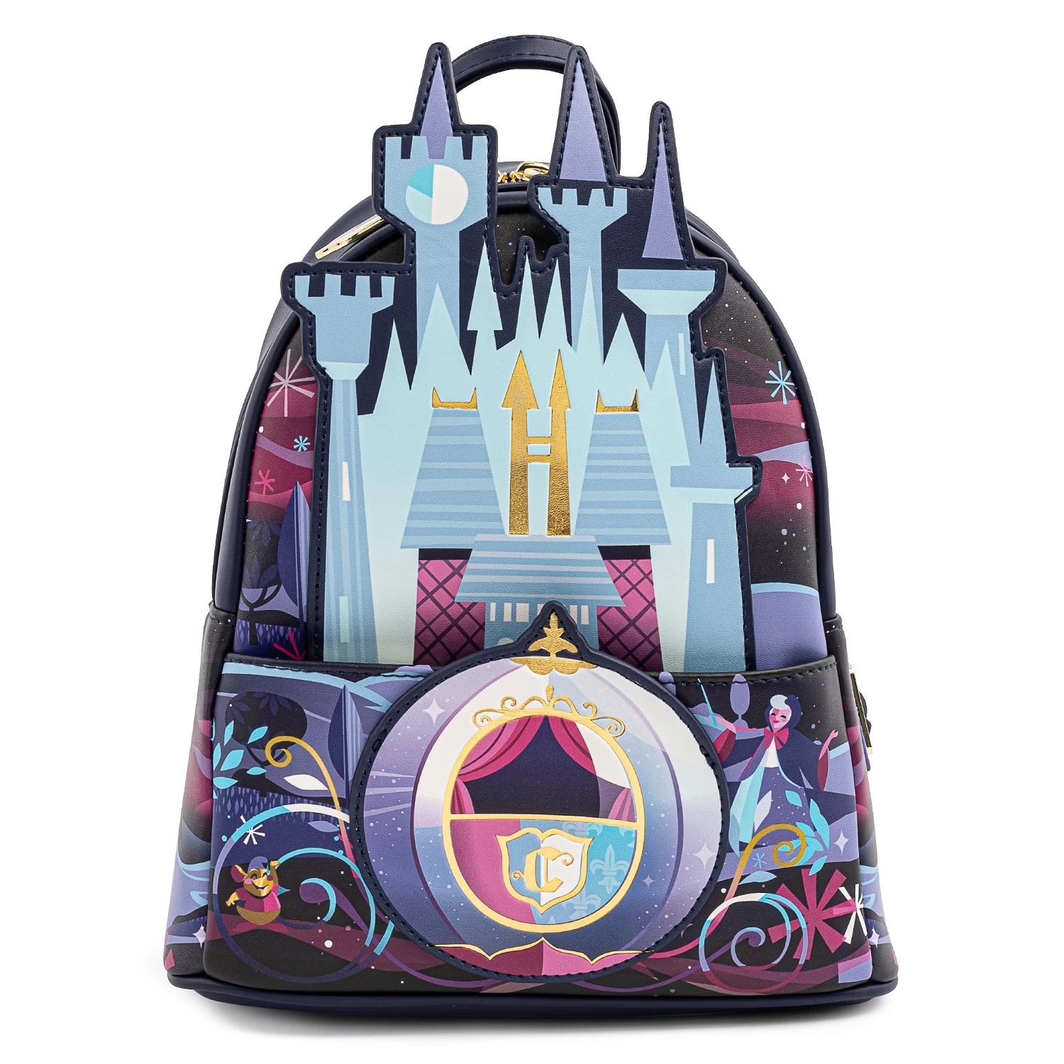 Disney Loungefly Mini Backpack - Disney Castle Series - Cinderella Castle