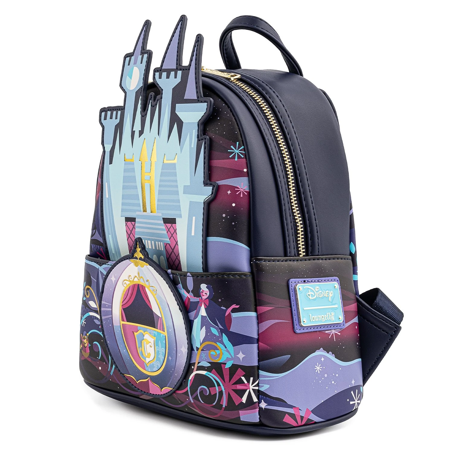 Disney Loungefly Mini Backpack - Disney Castle Series - Cinderella Castle - Image 3