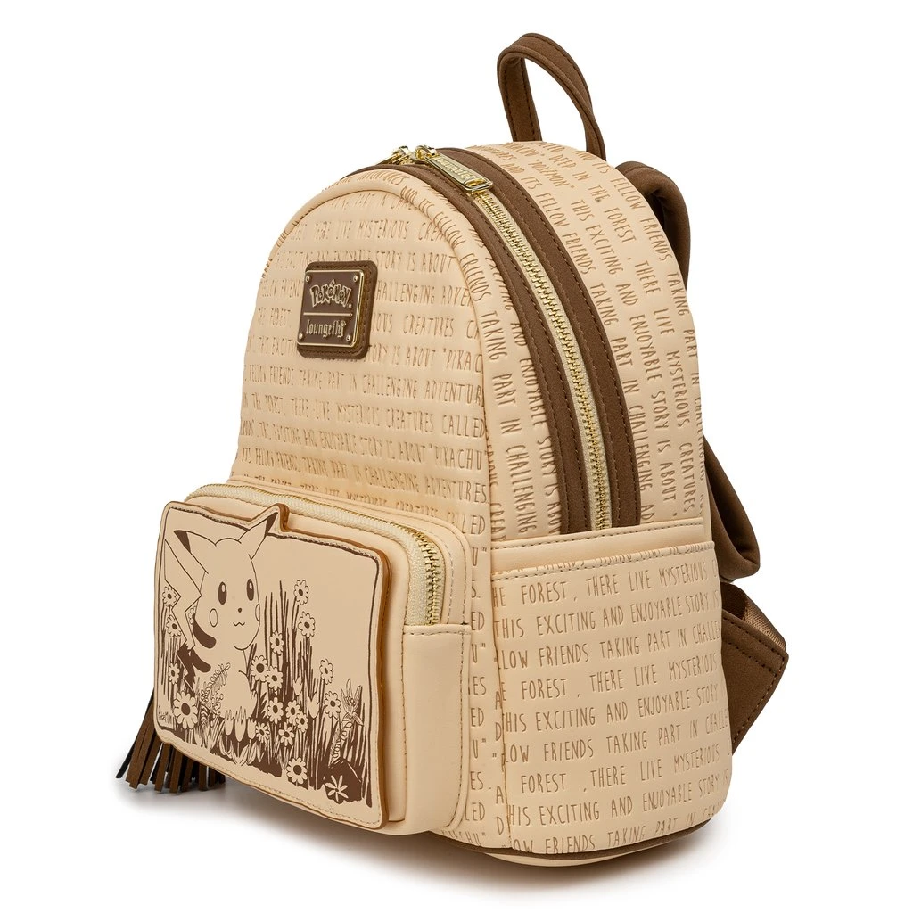 Pokemon Loungefly Mini Backpack - Pikachu Sepia - Image 2