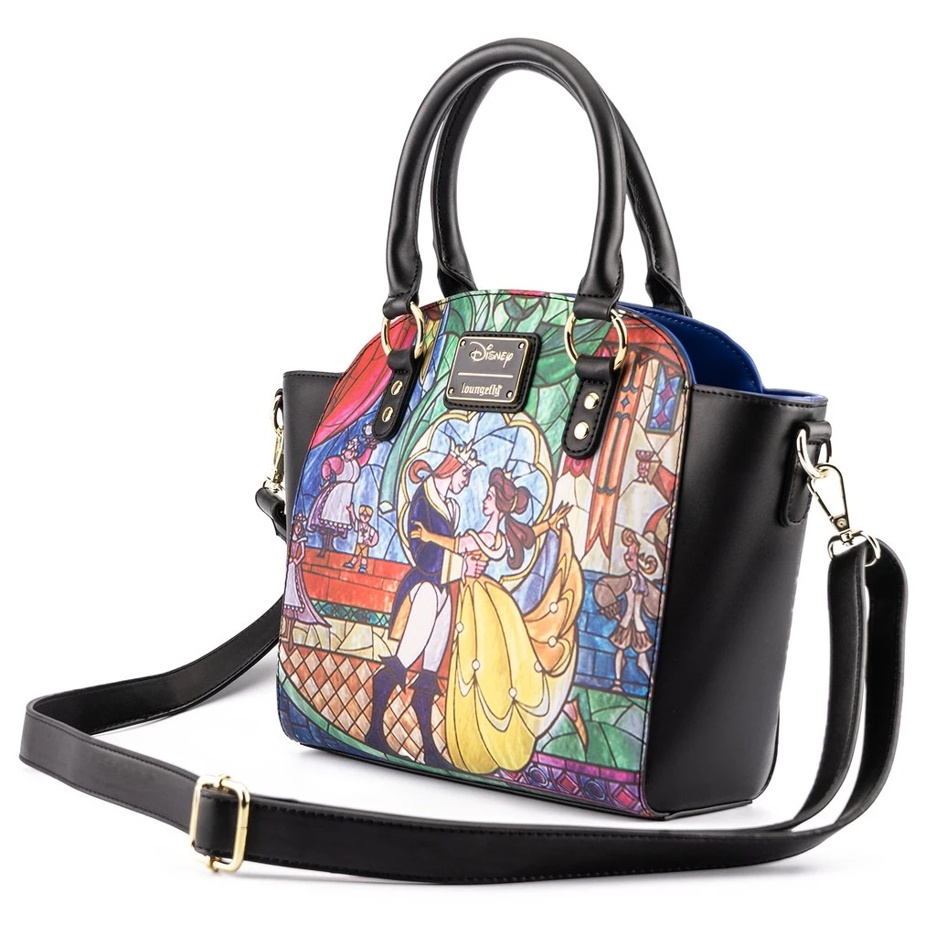 Disney Loungefly Crossbody Bag - Disney Castle Series - Belle - Image 2