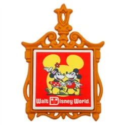 Disney Trivet - Walt Disney World 50th Anniversary - Mickey And Minnie Mouse