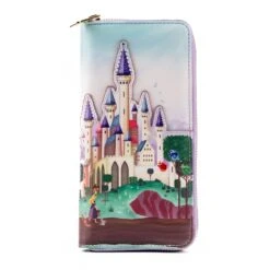 Disney Loungefly Wallet - Disney Castle Series - Sleeping Beauty Zip Around Wallet