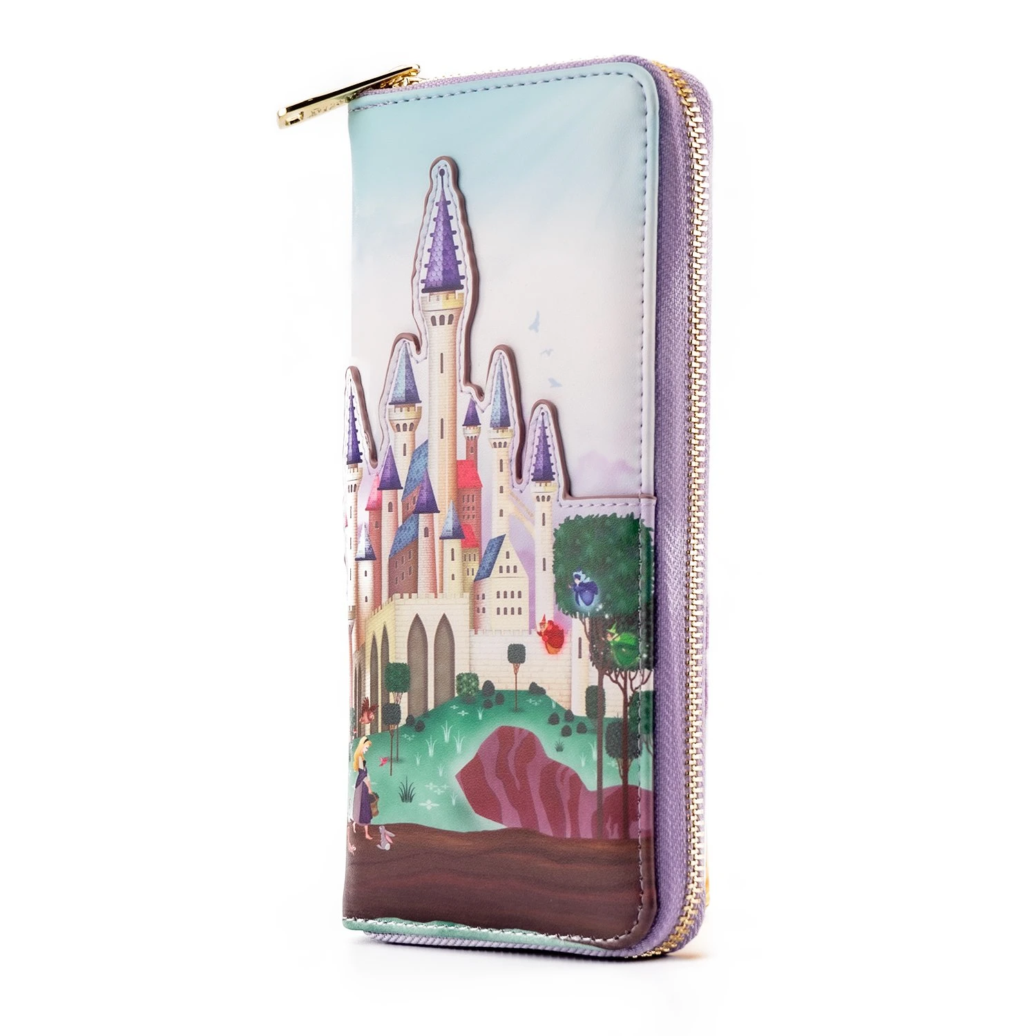 Disney Loungefly Wallet - Disney Castle Series - Sleeping Beauty Zip Around Wallet - Image 3