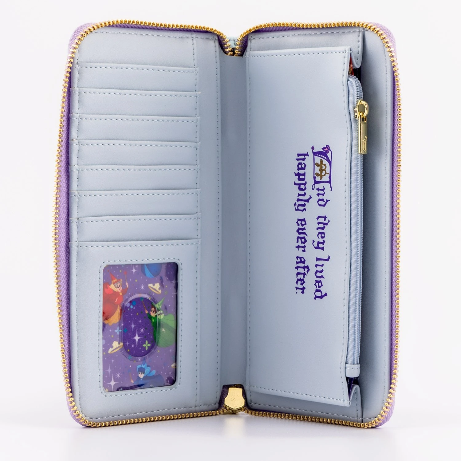 Disney Loungefly Wallet - Disney Castle Series - Sleeping Beauty Zip Around Wallet - Image 4