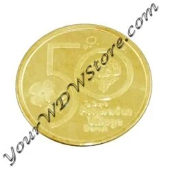 Disney World Pocket Token Coin - Walt Disney World 50th Anniversary - Polynesian Resort Logo