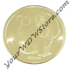 Disney World Pocket Token Coin - Walt Disney World 50th Anniversary - Lady