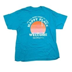 Disney Adult Tee - Walt Disney World - To All Who Come To This Happy Place - LARGE