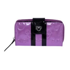 Disney Parks Loungefly Wallet - Embossed - Minnie Loves Mickey - Purple