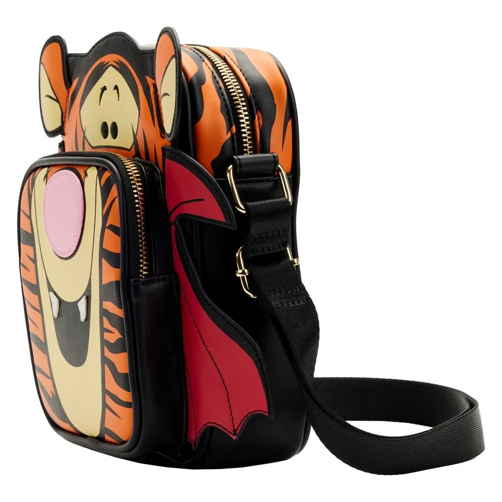 Disney Loungefly Crossbody Bag - Winnie The Pooh Tigger Vampire Cosplay Passport Bag - Image 2