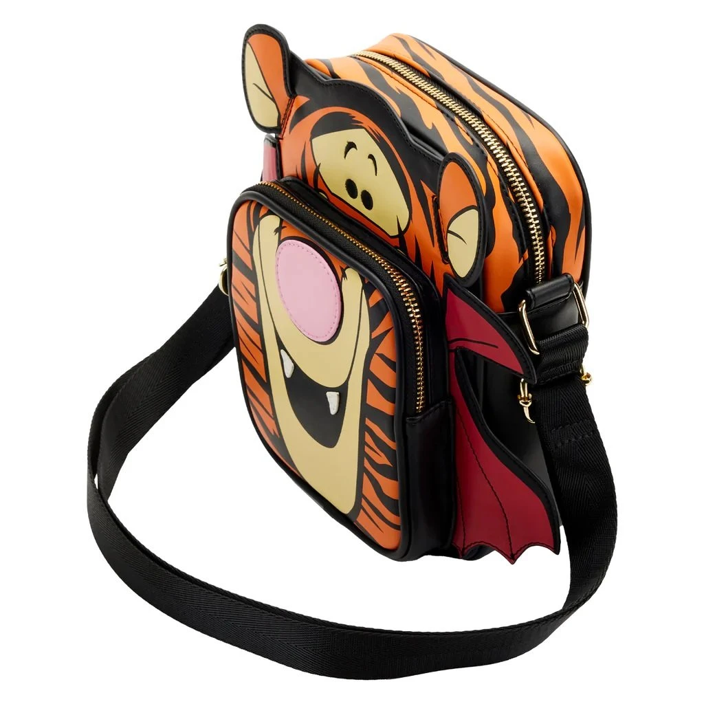 Disney Loungefly Crossbody Bag - Winnie The Pooh Tigger Vampire Cosplay Passport Bag - Image 3
