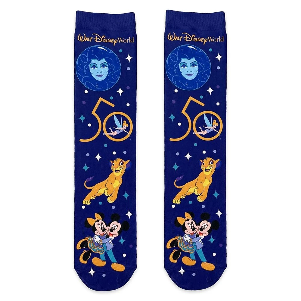 Disney Adult Socks - Walt Disney World 50th Anniversary