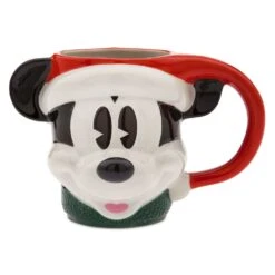 Disney Coffee Mug - 2022 Vintage Christmas Santa Mickey
