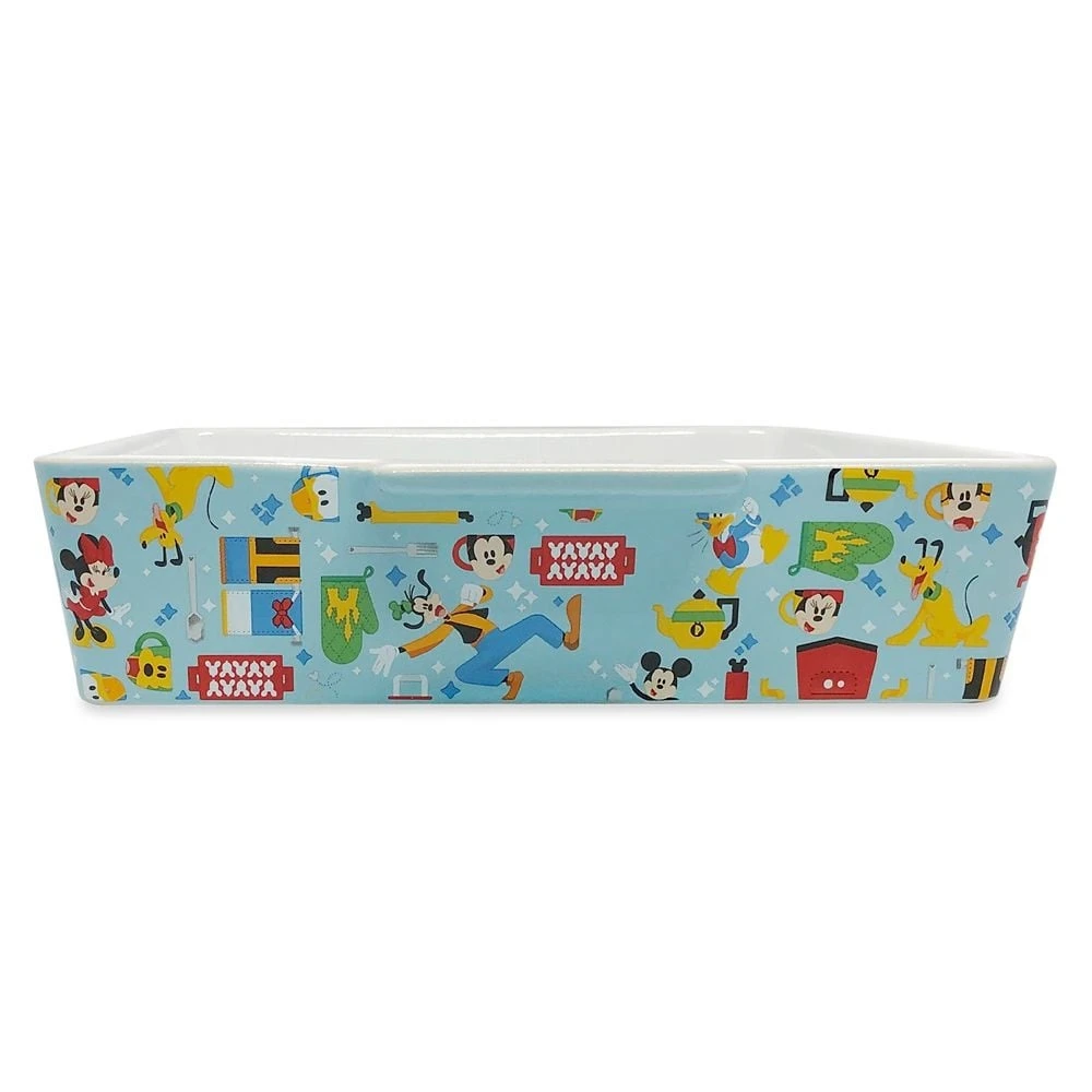 Disney Baking Dish - Mousewares Collection - Mickey And Friends - 8 Inch