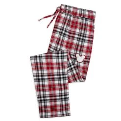 Disney Adult Sleep Pants - 2022 Mickey Holiday Plaid