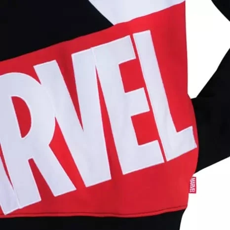 Disney Pullover Hoodie For Adults - Marvel Logo - Image 3
