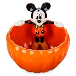 Disney Candy Bowl - Mickey Mouse In Jack-o’-Lantern