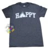 Disney Adult Shirt - Happy Castle - Grey