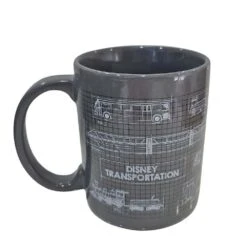 Disney Coffee Mug - Disney Transportation Sketches