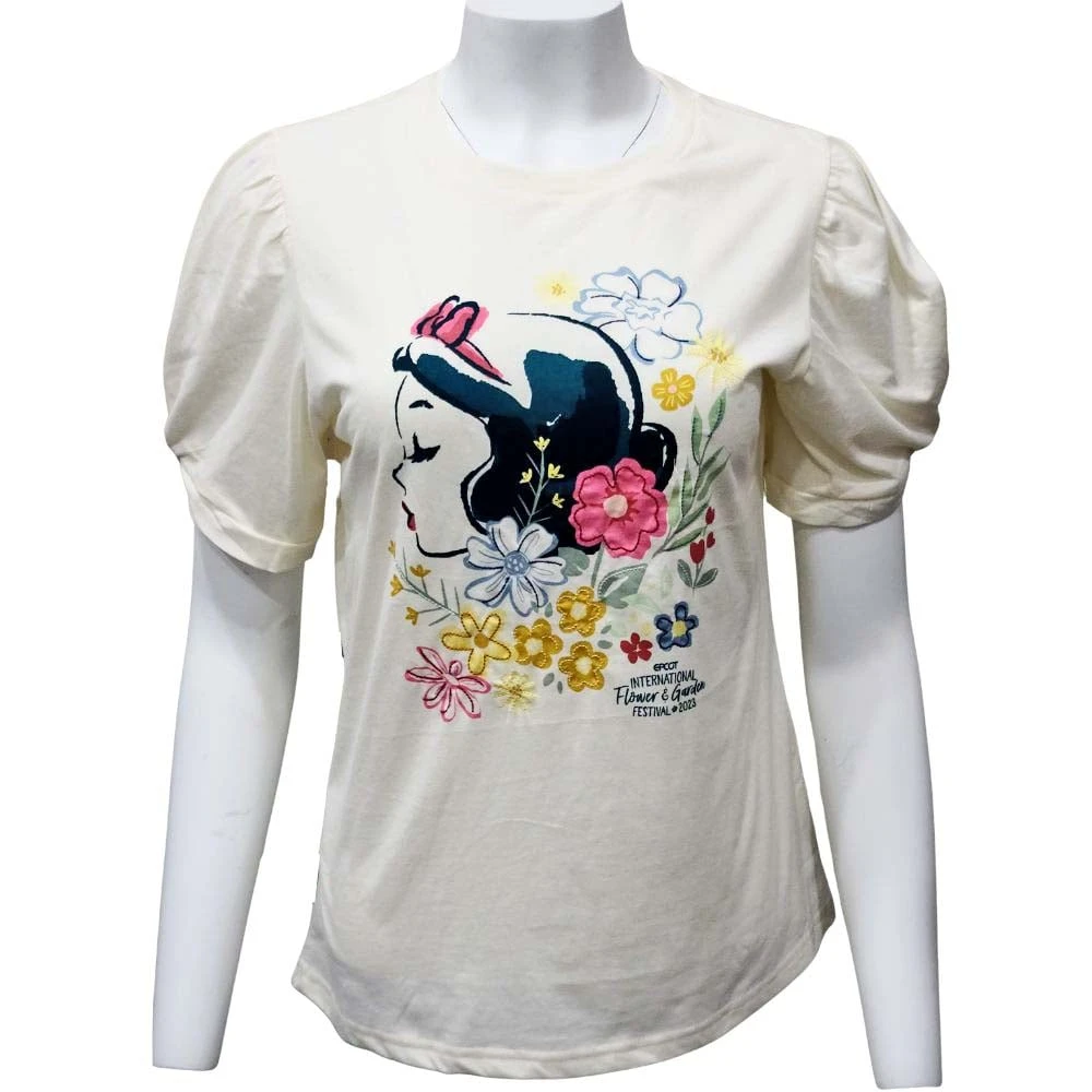Disney Women's Shirt - 2023 Epcot Flower And Garden Snow White